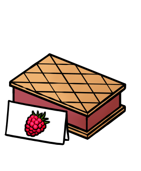 Himbeer-Eis
