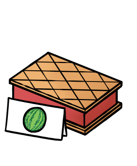 Wassermelone-Eis