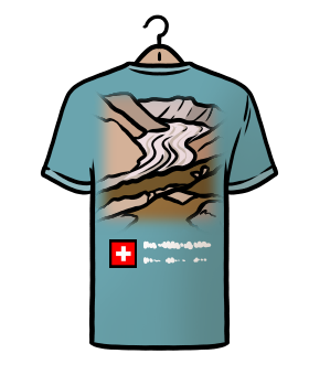 Aletschgletscher Shirt