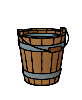 Wassereimer (voll)