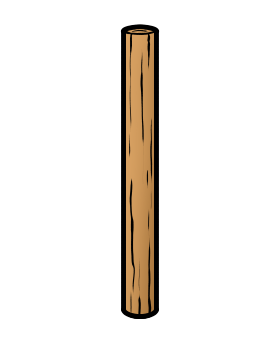 Holzstange